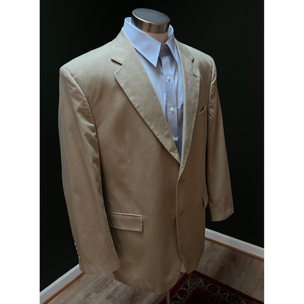 JOS A BANK Mens Tan Blazer Sport Coat‎ Jacket Size 46R